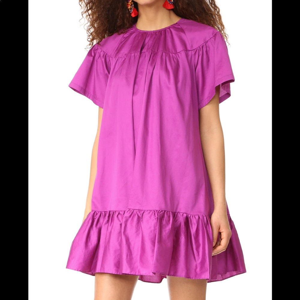 Cynthia Rowley babydoll ruffle  dress   Size m/l